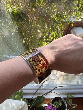 Metropolitan Museum of Art Klimt-inspired Abstract Bracelet